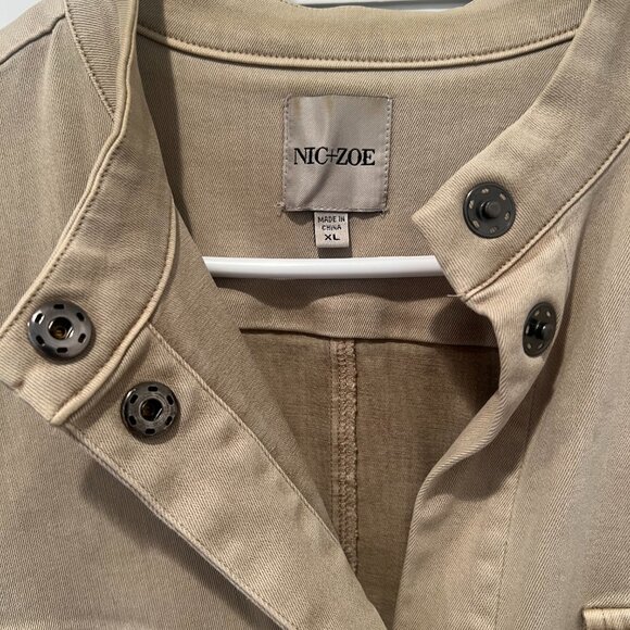 Nic+Zoe Lydia Safari Denim Jacket XL - Picture 4 of 5
